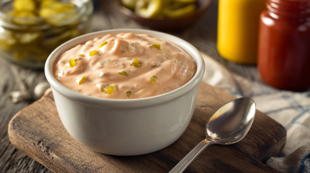 Homemade Big Mac special sauce for tater tot casserole recipe