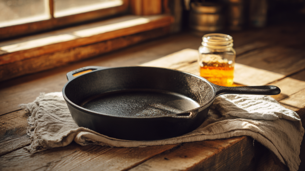 How to season a cast iron skillet for Southern cooking