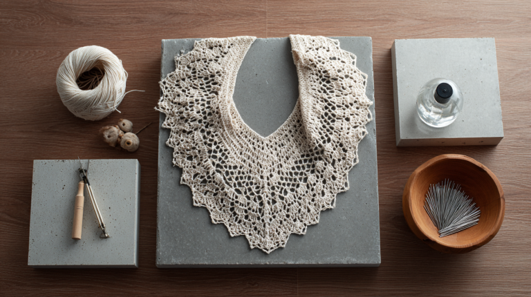 How to block crochet and knitting projects with wet steam and pin methods