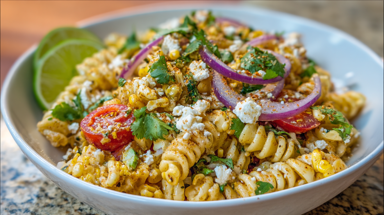 Street Corn Pasta Salad Recipe